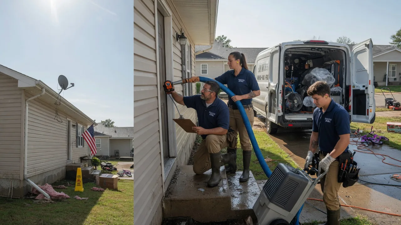 Ceiling Water Damage Restoration in Holbrook, PA near me